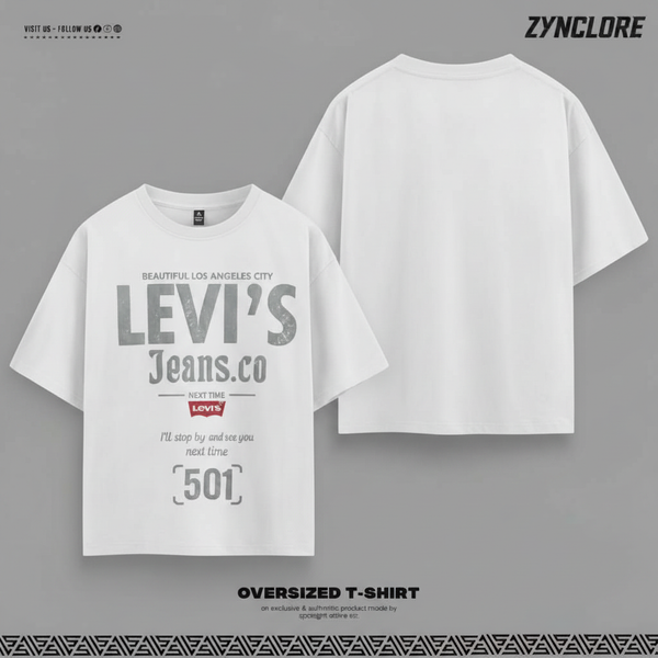 Levi's Los Angeles Graphic White T-Shirt – 501 Edition